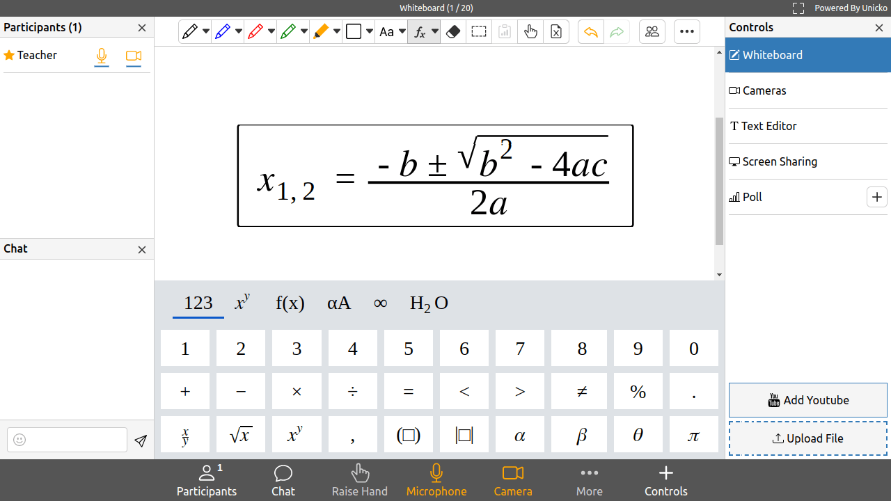 Equation and Formula Editor
